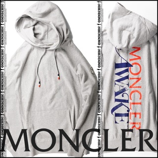 モンクレール(MONCLER)の新品モンクレールジーニアスAWAKE×MONCLER アウェイクロゴパーカーL(パーカー)
