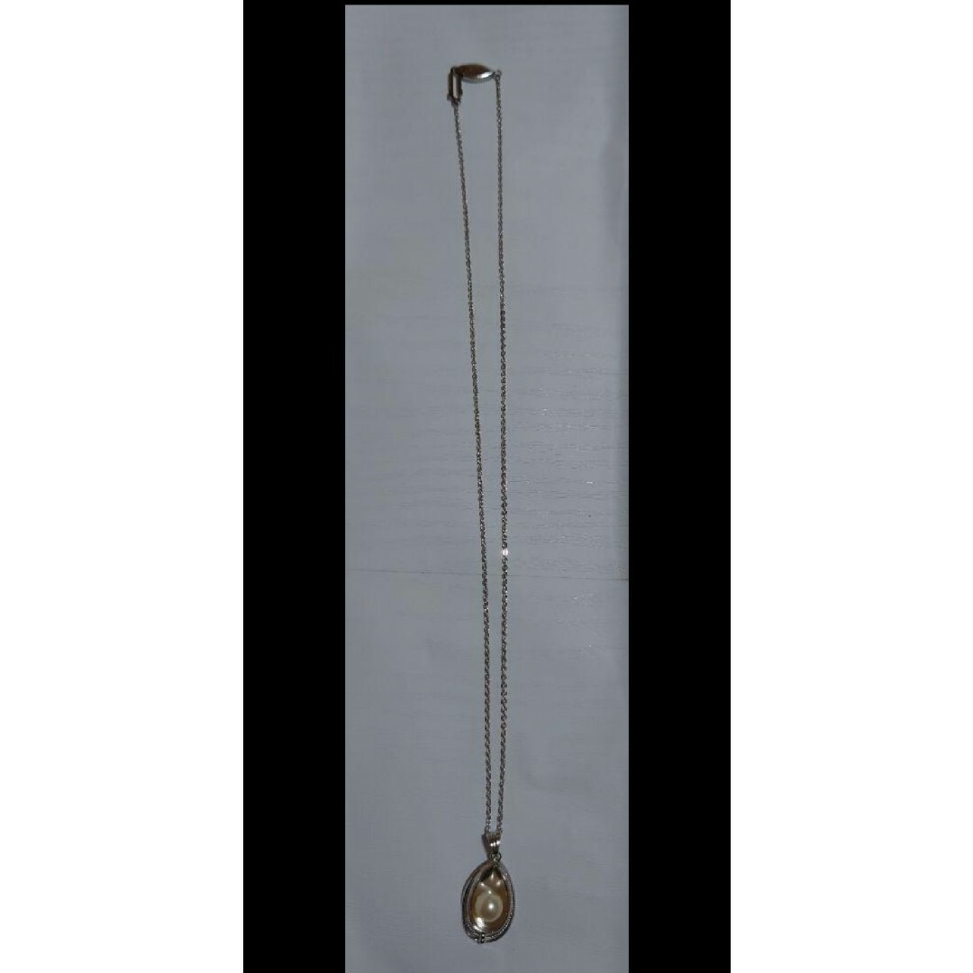人工真珠 パール SILVER ネックレス 新品未使用 刻印 レディースのアクセサリー(ネックレス)の商品写真