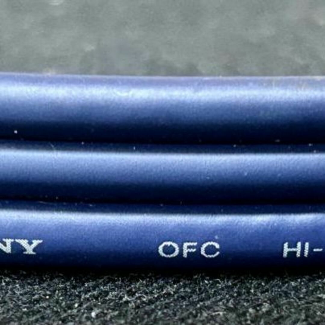 SONY(ソニー)の【美品】SONY HI-FI AV Cable OFC RCA (0.6m) スマホ/家電/カメラのテレビ/映像機器(映像用ケーブル)の商品写真