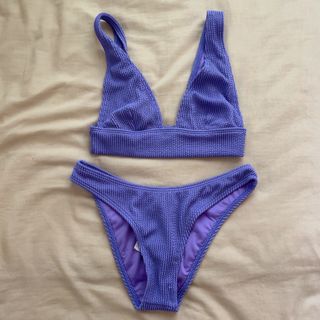 新品未着用　ビラボン　billabong 水着 ビキニ　パープル　M