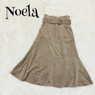 Noela - Noela ノエラ ☆ ロングスカート ベロア調 ベルト付き Sサイズ