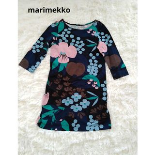 マリメッコ(marimekko)のmarimekko 　ワンピース　KAURI　039760(ひざ丈ワンピース)