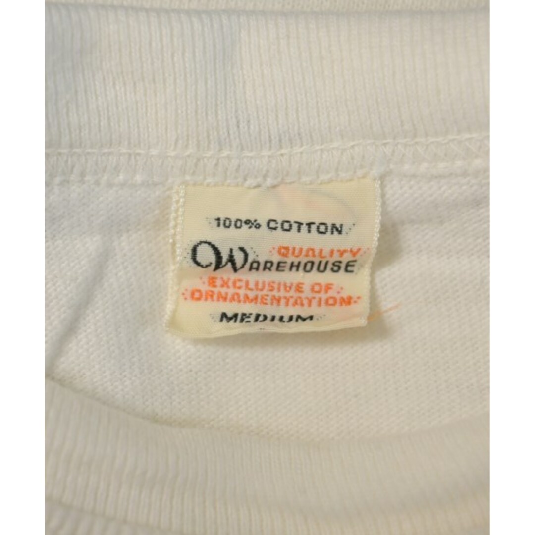 WAREHOUSE(ウエアハウス)のWAREHOUSE ウエアハウス Tシャツ・カットソー M 白 【古着】【中古】 メンズのトップス(Tシャツ/カットソー(半袖/袖なし))の商品写真