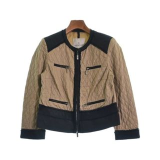 モンクレール(MONCLER)のMONCLER モンクレール ブルゾン（その他） 0(XS位) ベージュx黒 【古着】【中古】(その他)