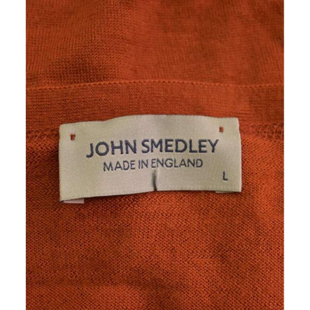 JOHN SMEDLEY(ジョンスメドレー)のJOHN SMEDLEY ジョンスメドレー カーディガン L オレンジ系 【古着】【中古】 メンズのトップス(カーディガン)の商品写真