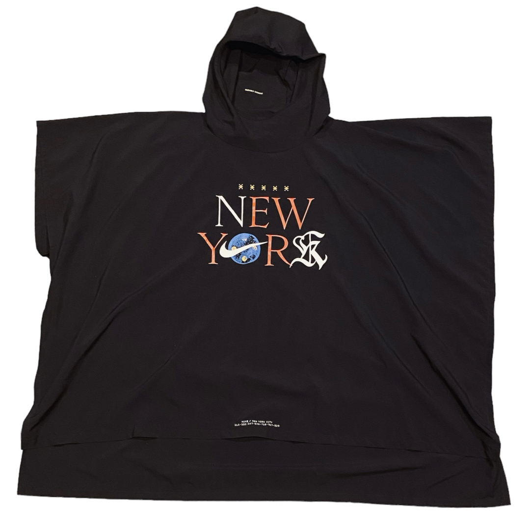 NIKE(ナイキ)の【日本未発売】NIKE RUNNING PONCHO ポンチョ ナイキ 黒 XL メンズのジャケット/アウター(その他)の商品写真