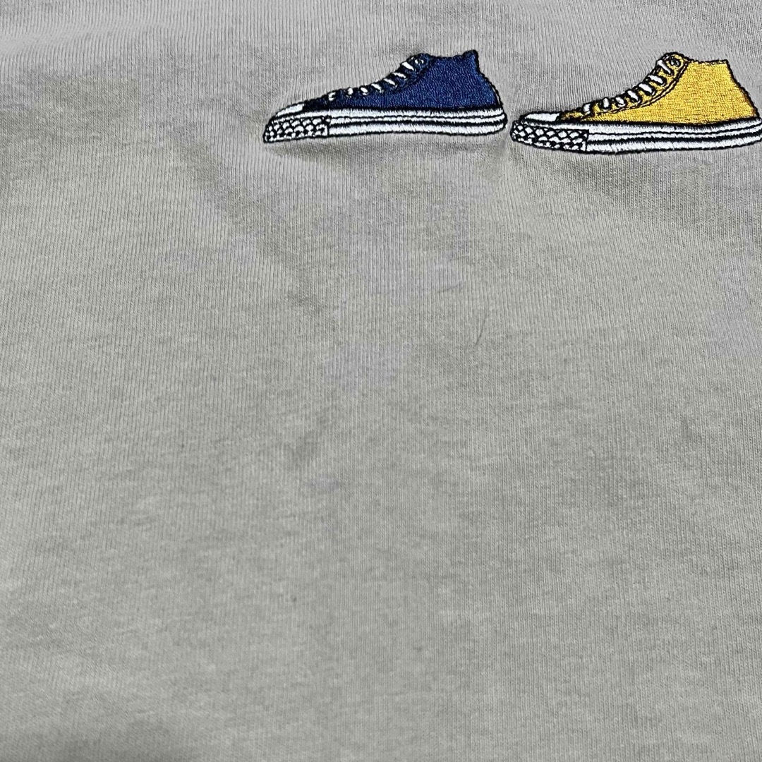 CONVERSE(コンバース)のコンバース CONVERS メンズ 半袖Tシャツ ベージュ Mサイズ ロゴ 刺繍 メンズのトップス(Tシャツ/カットソー(半袖/袖なし))の商品写真