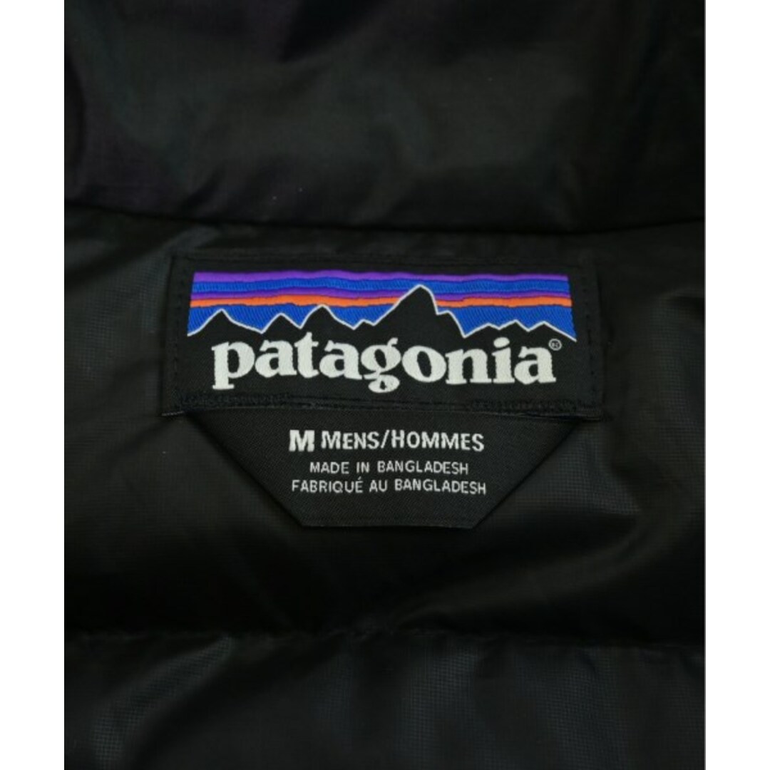 patagonia(パタゴニア)のpatagonia パタゴニア ダウンジャケット/ダウンベスト M 黒 【古着】【中古】 メンズのジャケット/アウター(ダウンジャケット)の商品写真