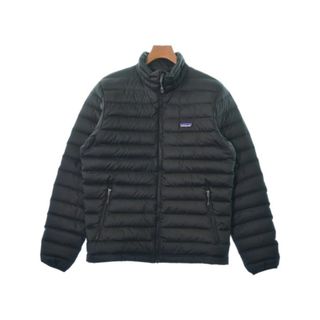 パタゴニア(patagonia)のpatagonia パタゴニア ダウンジャケット/ダウンベスト M 黒 【古着】【中古】(ダウンジャケット)