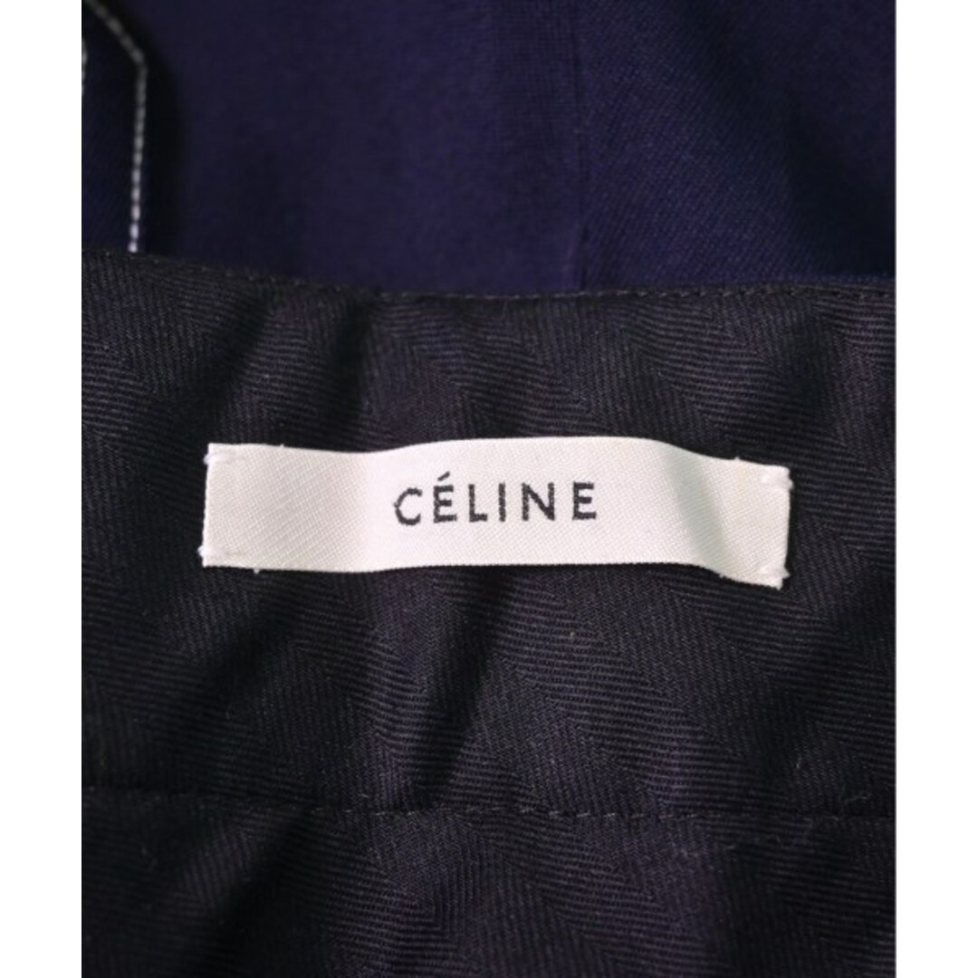 celine(セリーヌ)のCELINE セリーヌ スラックス 34(XXS位) 紺 【古着】【中古】 レディースのパンツ(その他)の商品写真