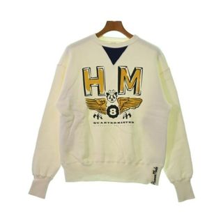 ヒューマンメイド(HUMAN MADE)のHUMAN MADE ヒューマンメイド スウェット M 白 【古着】【中古】(スウェット)