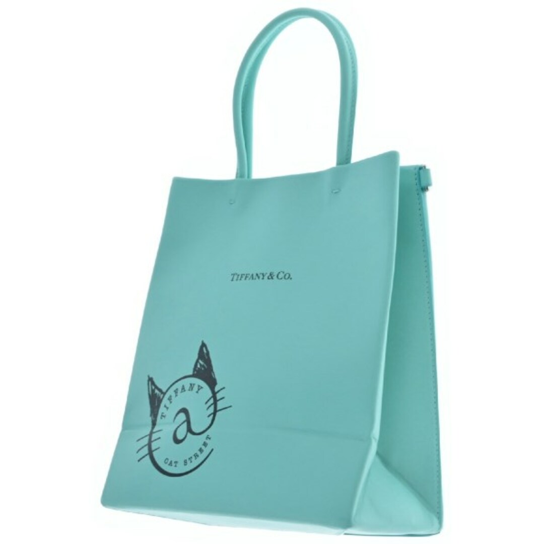 Tiffany & Co.(ティファニー)のTIFFANY & CO. トートバッグ - 緑(水色がかっています) 【古着】【中古】 レディースのバッグ(トートバッグ)の商品写真