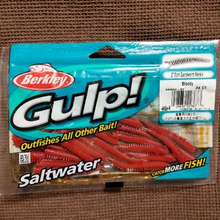 バークレイ(Berkley)のバークレイ　Gulp　ガルプ　サンドワームネリーズ　2　イソメ　釣り　バークレー(ルアー用品)