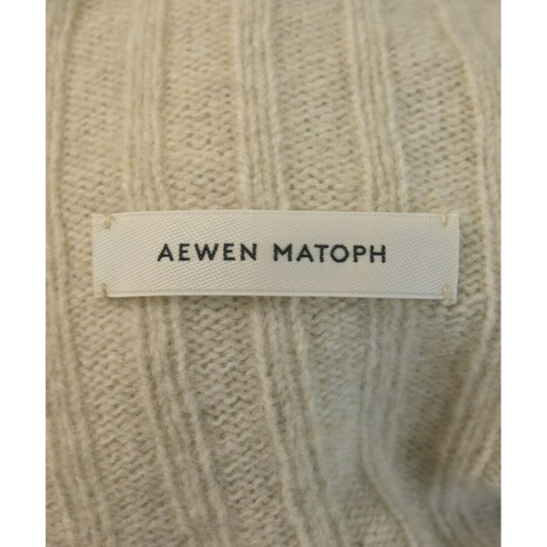 AEWEN MATOPH(イウエンマトフ)のAEWEN MATOPH ニット・セーター -(XL位) ベージュ 【古着】【中古】 レディースのトップス(ニット/セーター)の商品写真