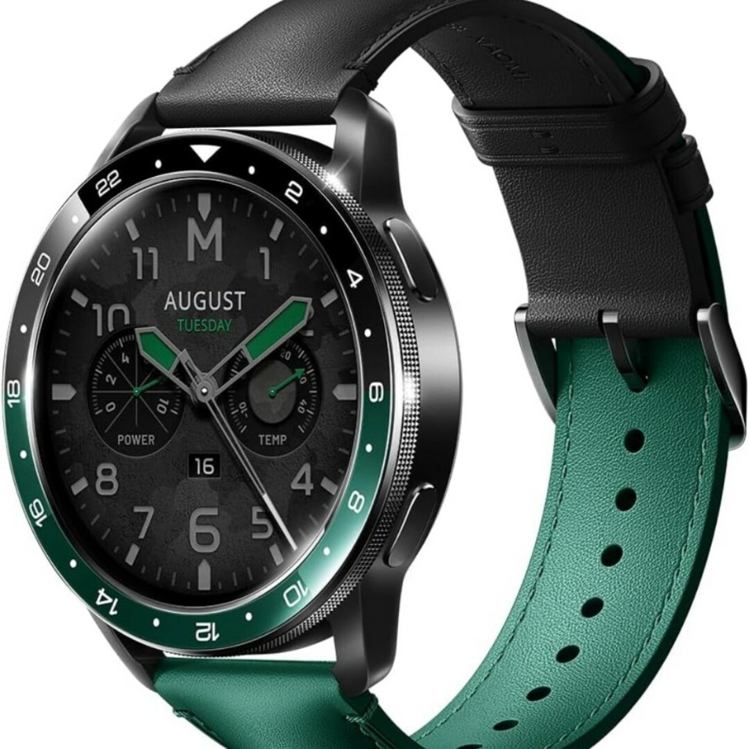 Xiaomi(シャオミ)のXiaomi Watch S3 ブラック グローバル版＋交換ベゼル＆バンド メンズの時計(腕時計(デジタル))の商品写真