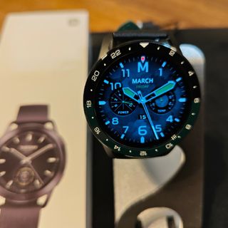 シャオミ(Xiaomi)のXiaomi Watch S3 ブラック グローバル版＋交換ベゼル＆バンド(腕時計(デジタル))