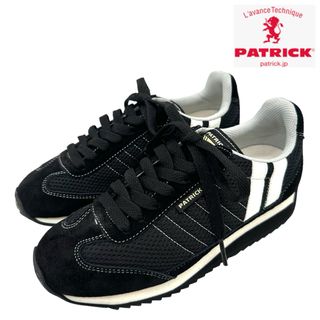 PATRICK - 〈極美品〉PATRICK パトリック【22.5】クール・マラソン スニーカー 黒