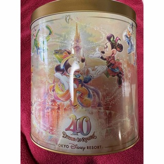ディズニー(Disney)のディズニー40thのチョコクランチ缶(キャラクターグッズ)