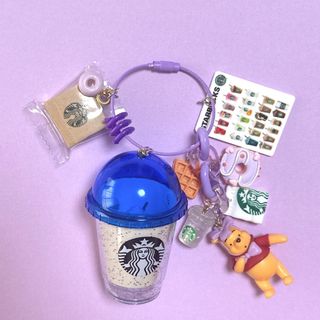 スターバックス(Starbucks)のよさ様専用💜じゃらじゃらキーホルダー(キーホルダー/ストラップ)