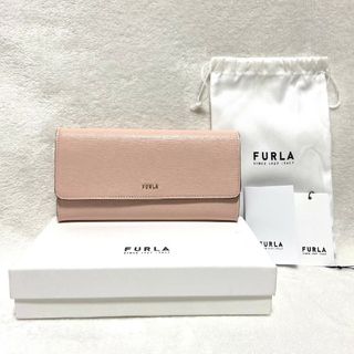 フルラ(Furla)の新品未使用　フルラ　バビロン　コンチネンタルウォレット　かぶせ　長財布　ピンク(財布)