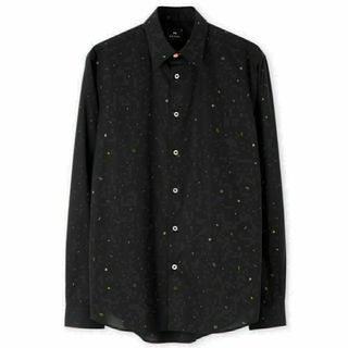 ポールスミス(Paul Smith)のPS ポールスミス　ブラック　柄　シャツ　メンズ(シャツ)