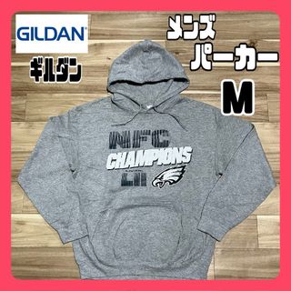 GILDAN - GILDAN ギルダン メンズ パーカー グレー Mサイズ NFCチャンピオン