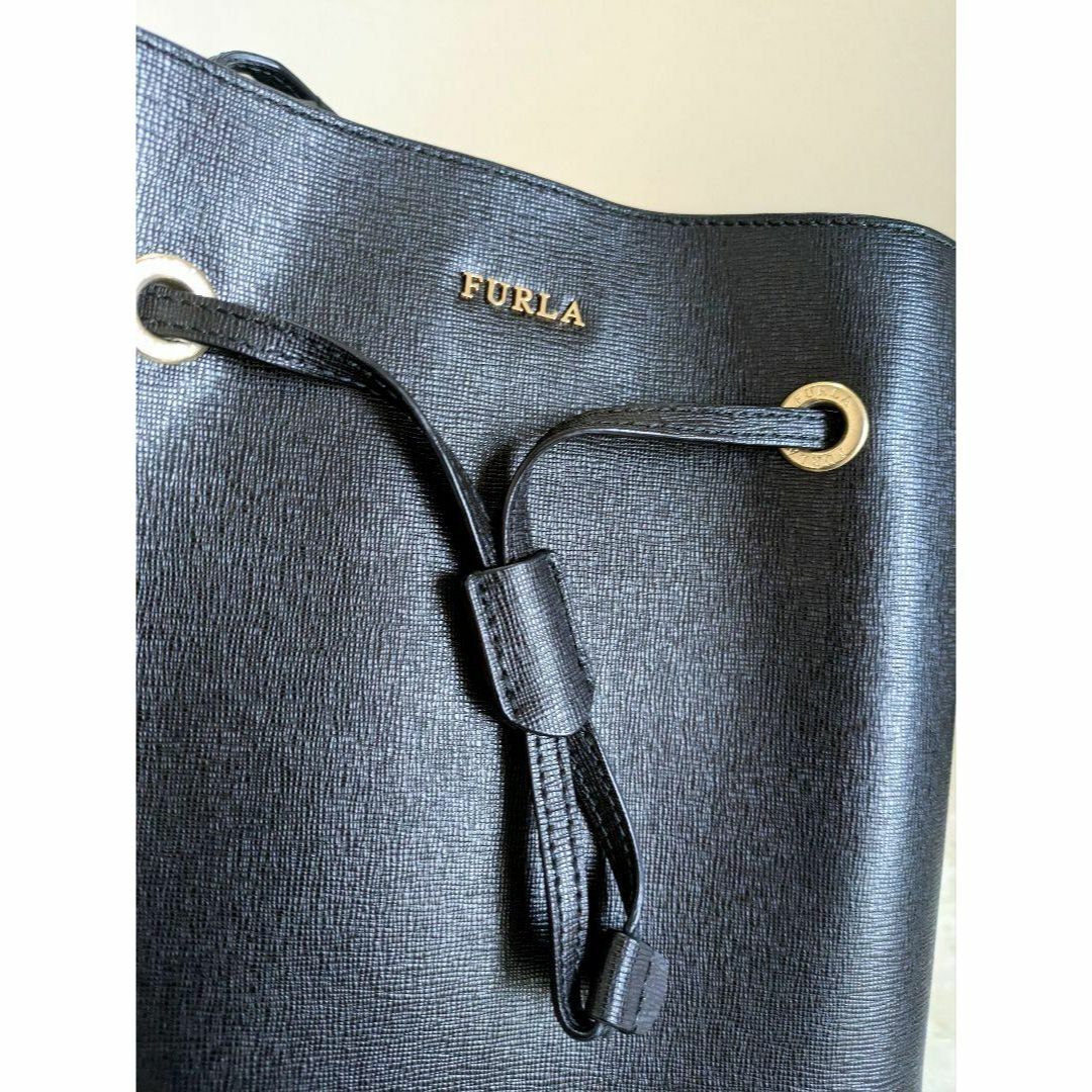 Furla(フルラ)の美品✨フルラ ステイシー 黑 2way ショルダーバッグ サフィアーノレザー レディースのバッグ(ショルダーバッグ)の商品写真