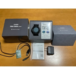 カシオ(CASIO)のCASIO PRO TREK Smart WSD-F30　ブラック(腕時計(デジタル))