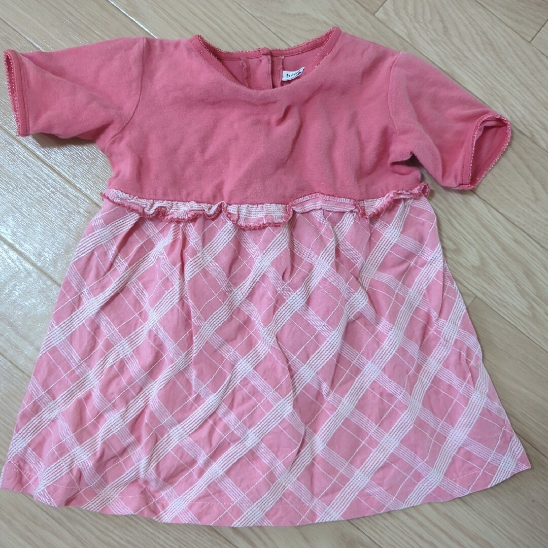 BeBe(ベベ)の女の子　95　ワンピース　Tシャツ　夏４点まとめ キッズ/ベビー/マタニティのキッズ服女の子用(90cm~)(Tシャツ/カットソー)の商品写真