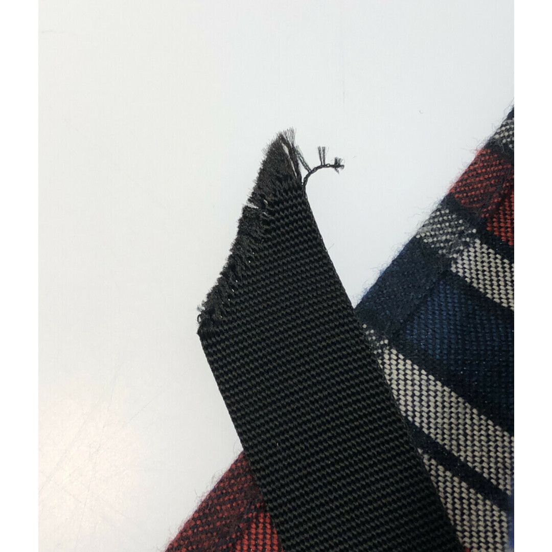MONCLER - モンクレール バックル付きマフラー パッチワーク MONCLER - モンクレール バックル付きマフラー パッチワーク
