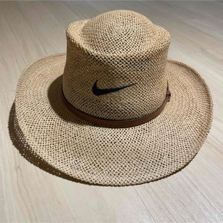 ナイキ(NIKE)の90s NIKE GOLF USA製　デッドストック　麦わら帽子　ナイキ　銀タグ(その他)