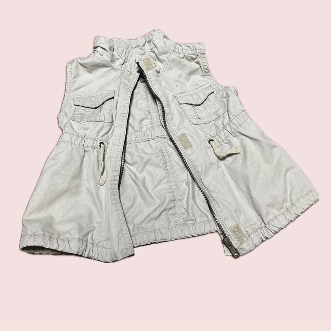 Old Navy(オールドネイビー)のワンピース ベスト 100cm キッズ/ベビー/マタニティのキッズ服女の子用(90cm~)(ジャケット/上着)の商品写真