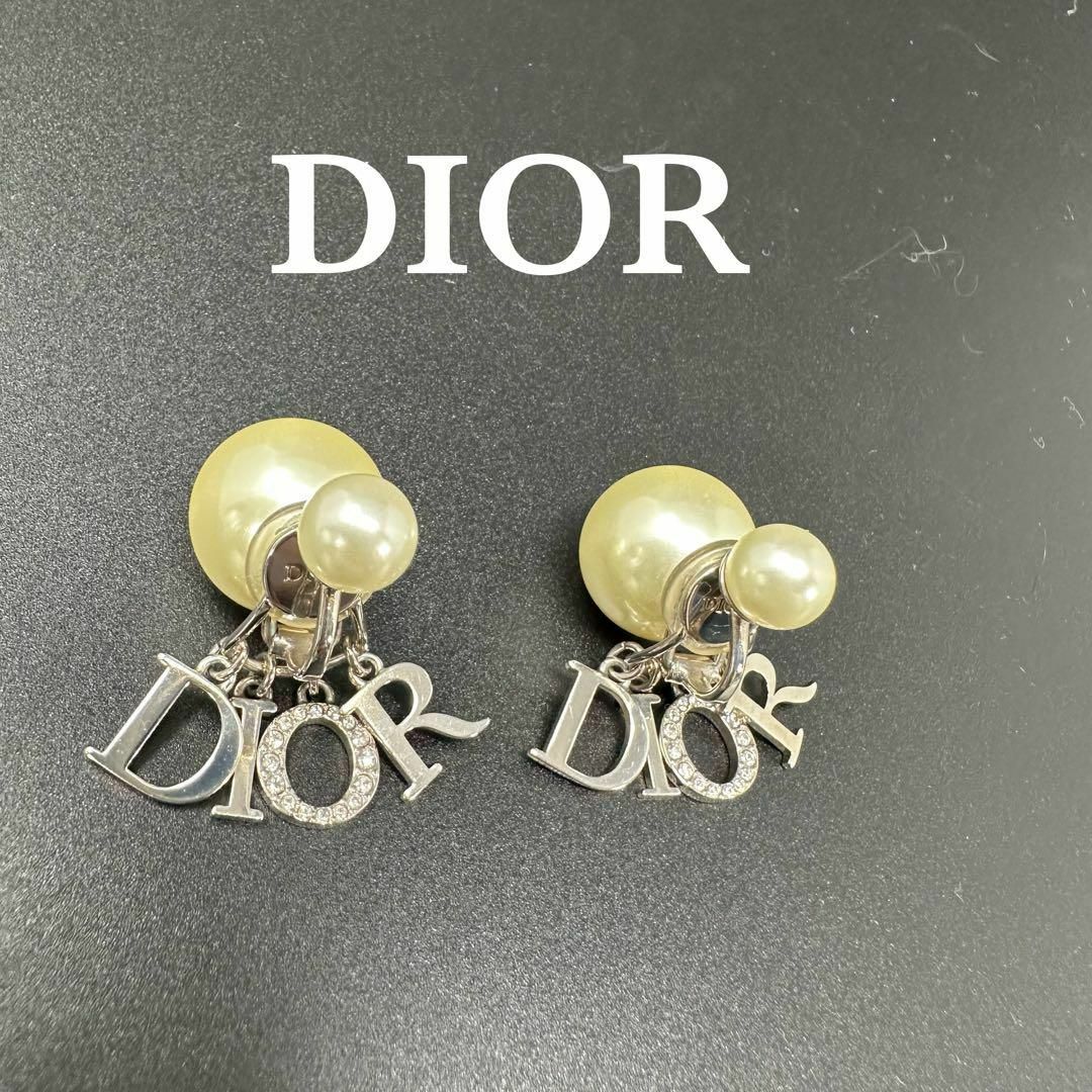 Dior(ディオール)のディオール GP×ラインストーン×フェイクパール Dior Tribales レディースのアクセサリー(イヤリング)の商品写真