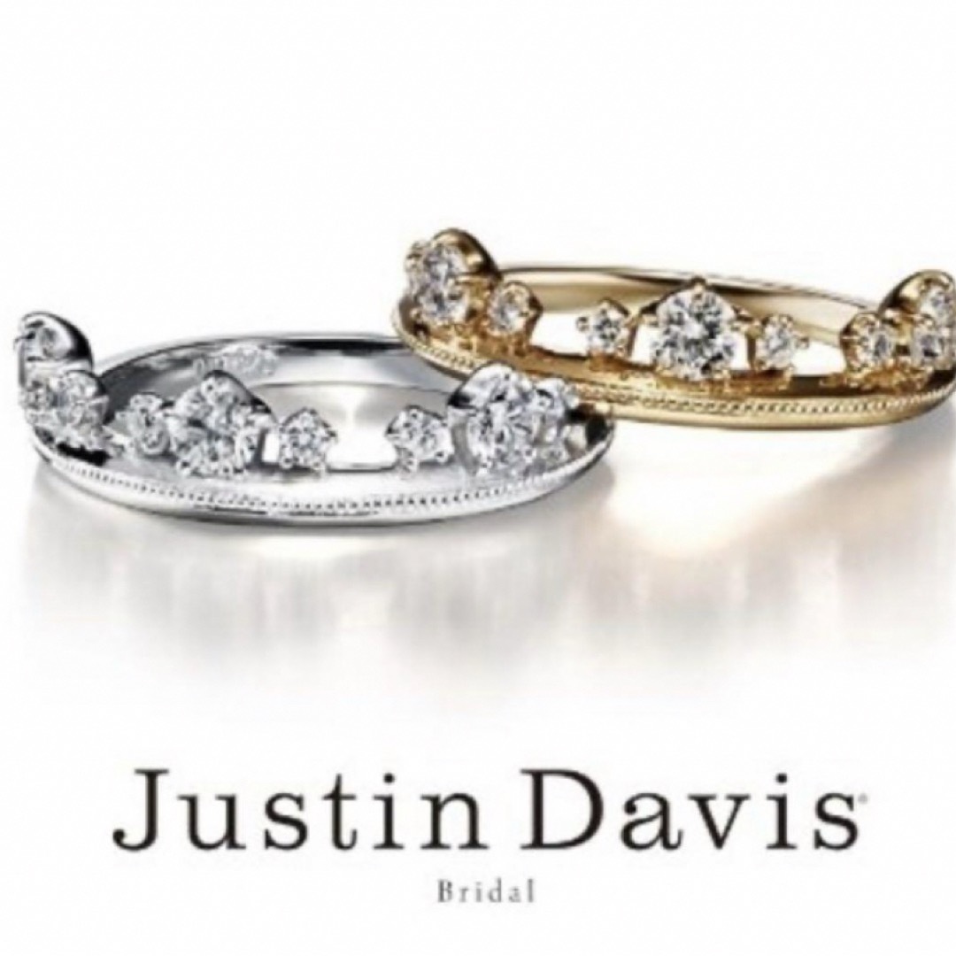 Justin Davis(ジャスティンデイビス)の現行❣️D0.40CT✨Justin Davis❗️プラチナティアラダイヤリング レディースのアクセサリー(リング(指輪))の商品写真