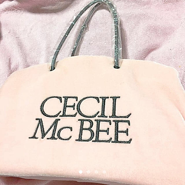 CECIL McBEE(セシルマクビー)のCECIL McBEE☆ロゴバック☆ピンク☆ レディースのバッグ(トートバッグ)の商品写真