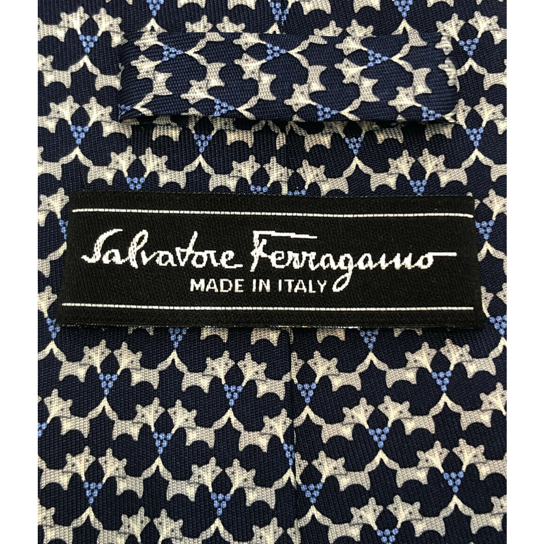 Salvatore Ferragamo(サルヴァトーレフェラガモ)のサルバトーレフェラガモ ネクタイ シルク100％ キツネ柄 メンズ メンズのファッション小物(ネクタイ)の商品写真