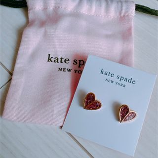 ケイトスペードニューヨーク(kate spade new york)のピアス　ハート(ピアス)