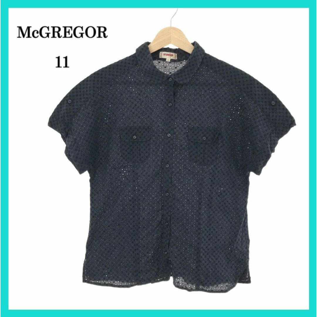 McGREGOR(マックレガー)のMcGREGOR マックレガー セットアップ 上下 シャツ  ブラック 11 レディースのフォーマル/ドレス(その他)の商品写真