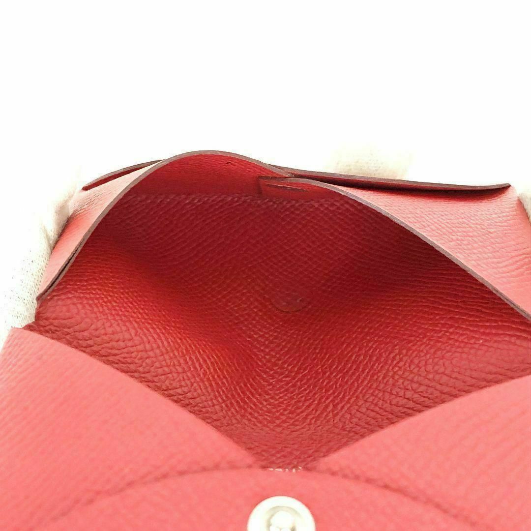 Hermes - 【美品】HERMES カルヴィ 財布箱付き 赤の通販 by Hermes - 【美品】HERMES カルヴィ 財布箱付き 赤の通販 by