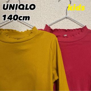 ユニクロ(UNIQLO)のUNIQLO  キッズ　カットソー　140(Tシャツ/カットソー)