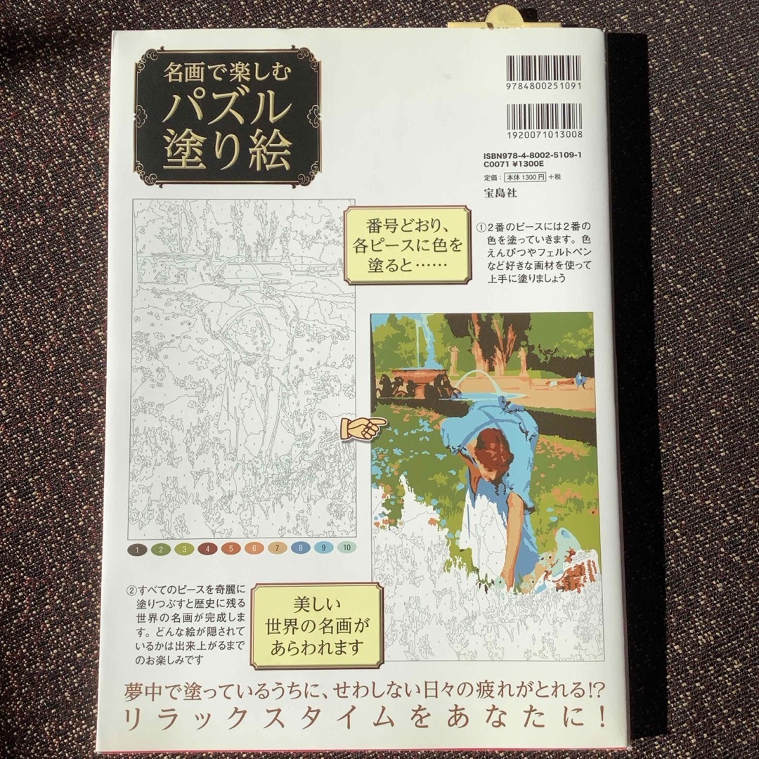 宝島社(タカラジマシャ)の塗り絵 エンタメ/ホビーの本(アート/エンタメ)の商品写真