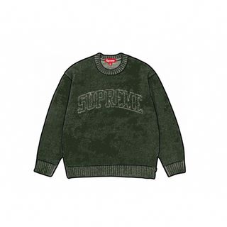 シュプリーム(Supreme)のSupreme Contrast Arc Sweater "Olive"(パーカー)