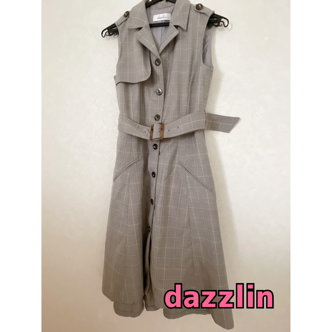 dazzlin(ダズリン)の【dazzlin】トレンチコート風ワンピース レディースのワンピース(ひざ丈ワンピース)の商品写真