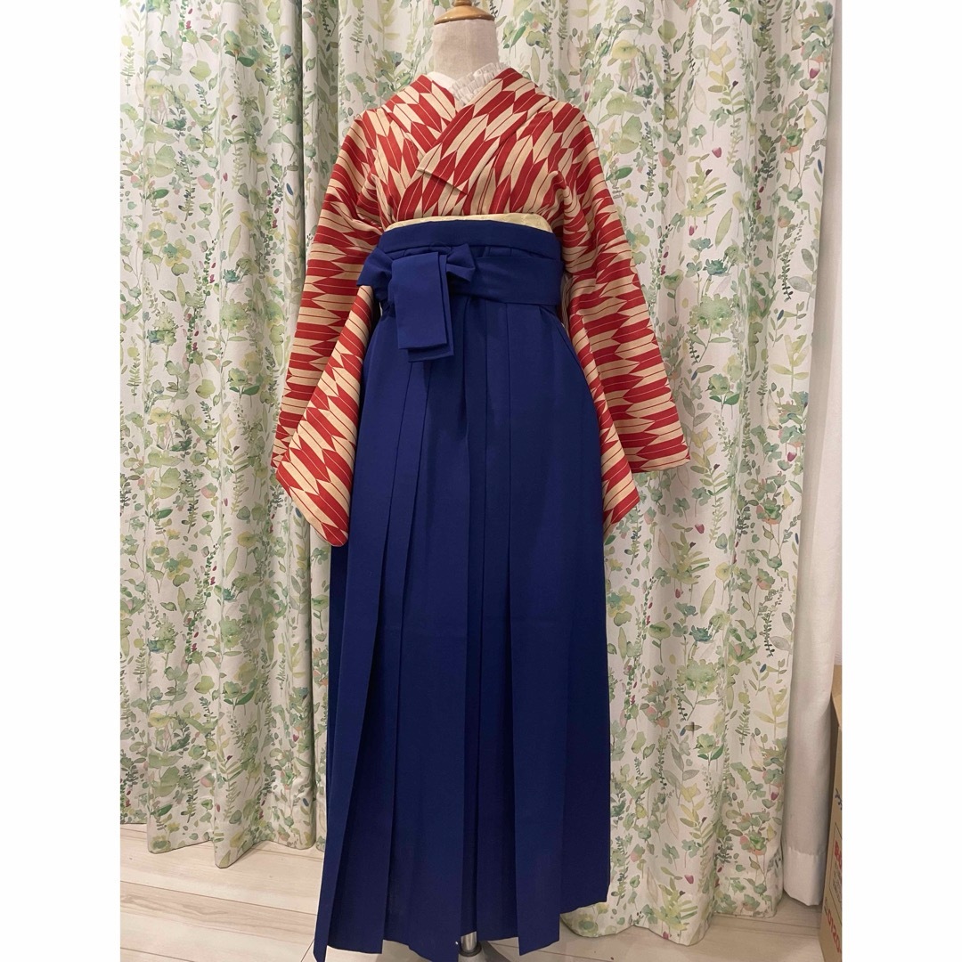 卒業式　袴　紺紫 レディースの水着/浴衣(着物)の商品写真