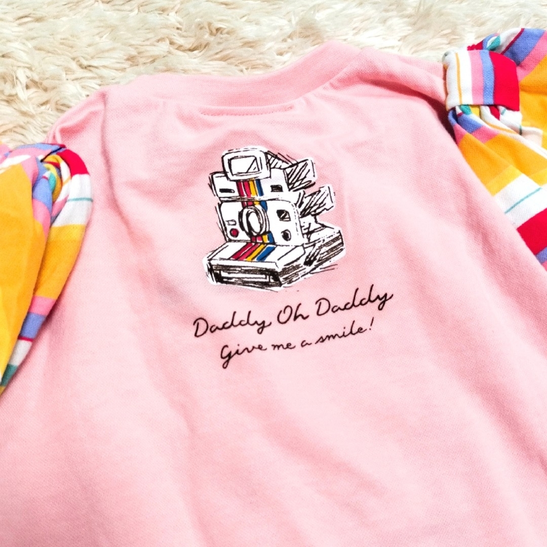 daddy oh daddy(ダディオーダディー)のダディオダディ◆ダディコちゃんTシャツ◆UVカット◆ピンク◆90 キッズ/ベビー/マタニティのキッズ服女の子用(90cm~)(Tシャツ/カットソー)の商品写真