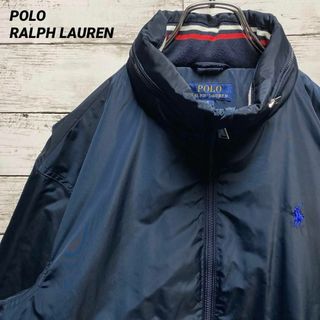 ポロラルフローレン(POLO RALPH LAUREN)の【即完売モデル】ポロラルフローレン  刺繍　フード収納ジャケット(ブルゾン)