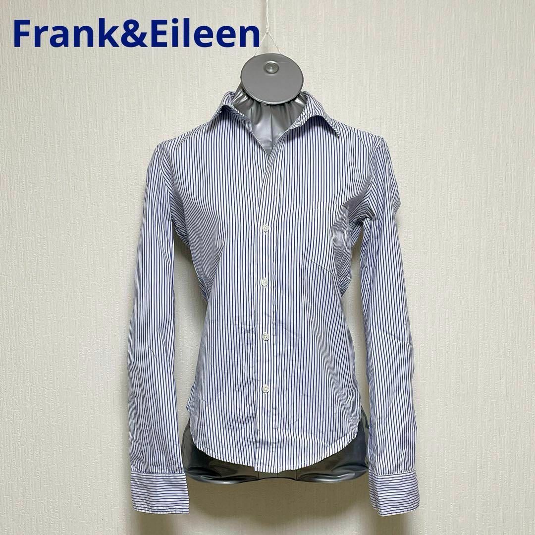 Frank&Eileen(フランクアンドアイリーン)のFrank&Eileen ストライプ 長袖シャツ XXS レディースのトップス(シャツ/ブラウス(長袖/七分))の商品写真