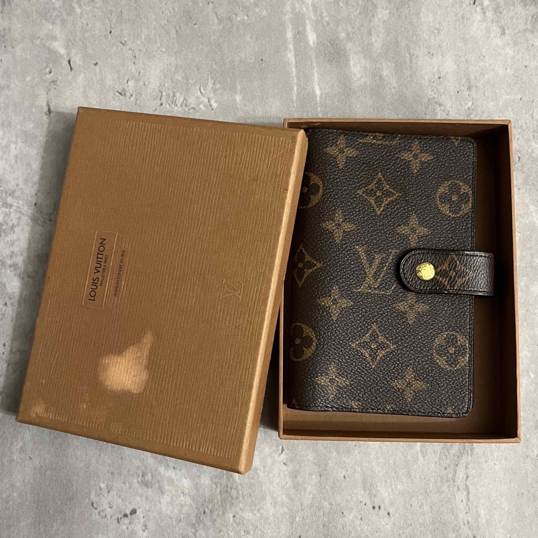 LOUIS VUITTON(ルイヴィトン)の【即日発送】LOUIS VUITTON 手帳カバー 箱あり メンズのファッション小物(手帳)の商品写真