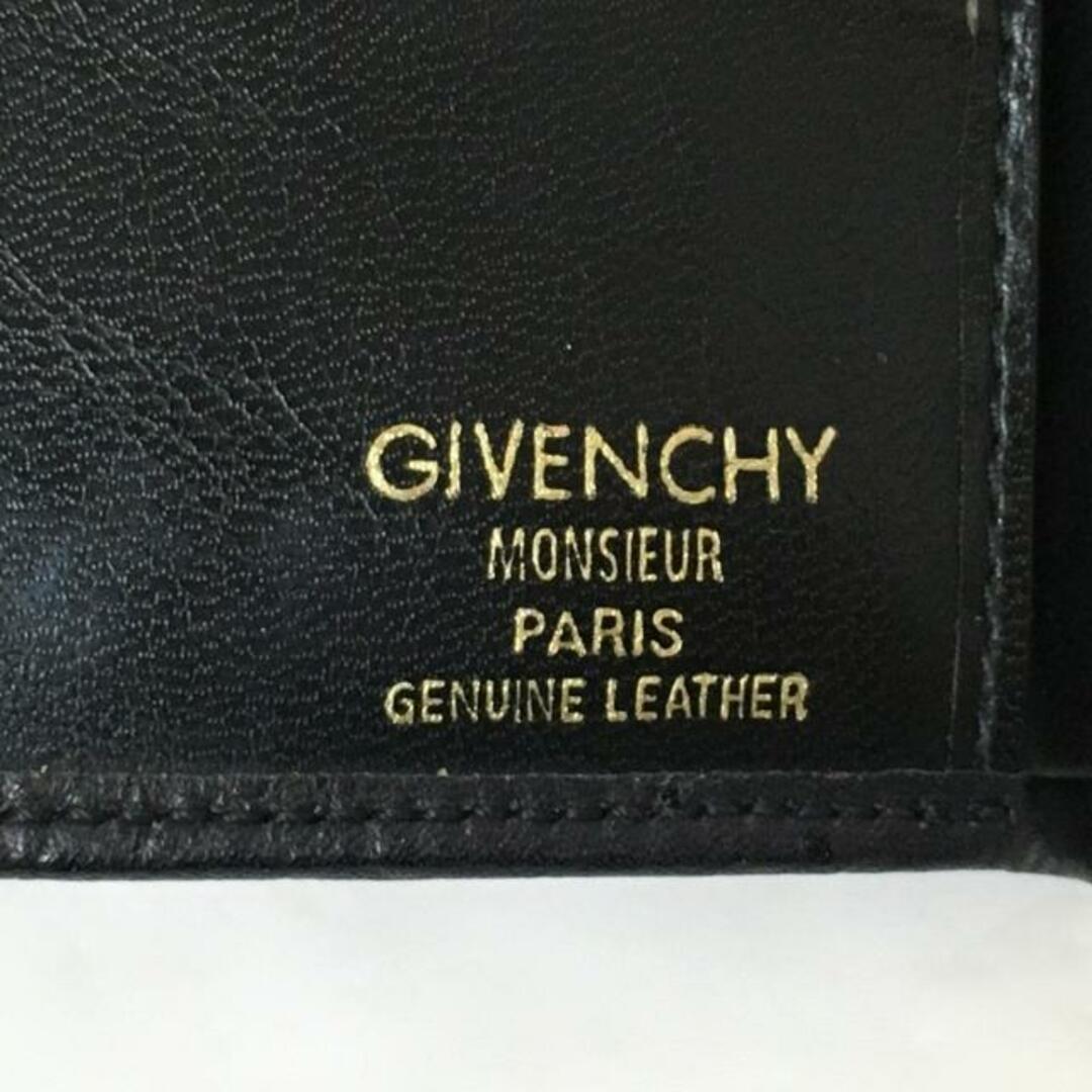 GIVENCHY(ジバンシィ)のGIVENCHY(ジバンシー) 2つ折り財布 - 黒 オーストリッチ レディースのファッション小物(財布)の商品写真