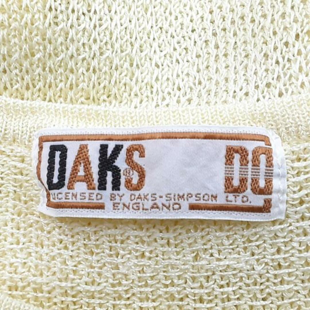 DAKS(ダックス)のDAKS(ダックス) 長袖カットソー サイズM レディース美品  - ライトイエロー クルーネック レディースのトップス(カットソー(長袖/七分))の商品写真